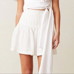 Bec and Bridge Linen Mini Skirt